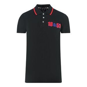 Aquascutum Mens London 1851 Polo Shirt / Black
